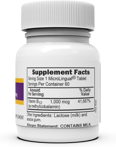 No Shot Methylcobalamin B12 1000 mcg