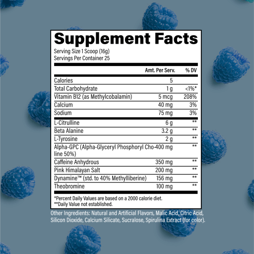 Essential Charged Pre-Workout (Blue Rathberry)