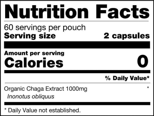 Golden Birch Chaga Extract Capsules