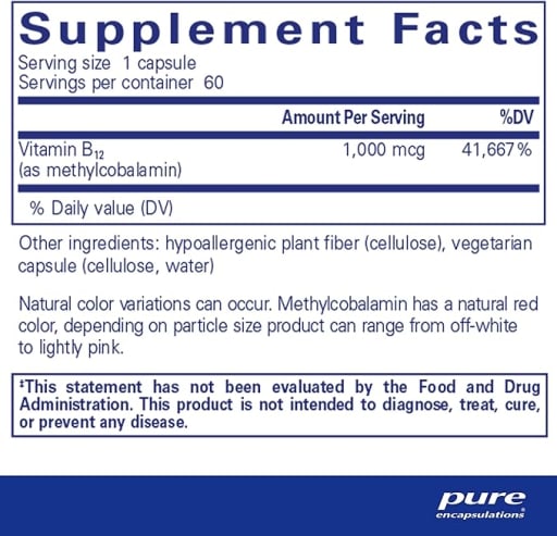 Methylcobalamin 1000 mcg