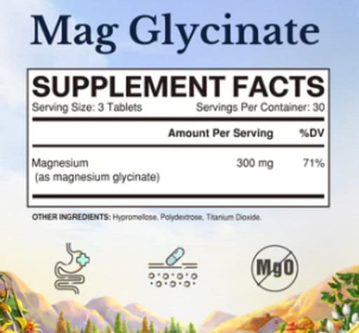 Magnesium Glycinate 300 mg