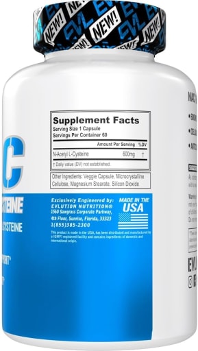 NAC N-Acetyl L-Cysteine 600 mg