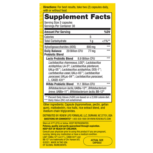 Daily Balance 2-in-1 Prebiotics & Probiotics