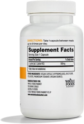L-Lysine 500 mg