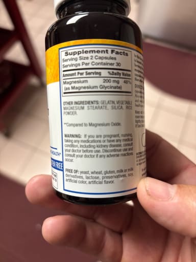 High Absorption Magnesium Glycinate 200 mg