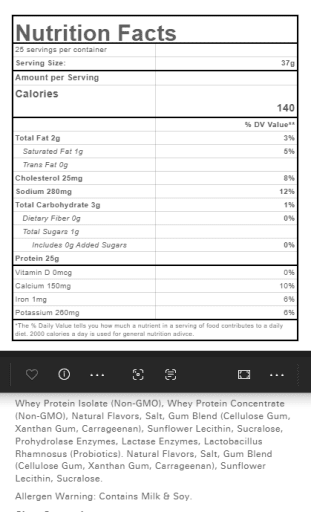 OxyWhey Lean Whey Protein (Vanilla Icecream)