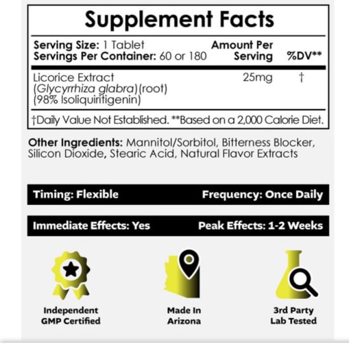Isoliquiritigenin Tablets