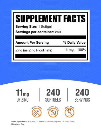 Zinc Picolinate Softgels