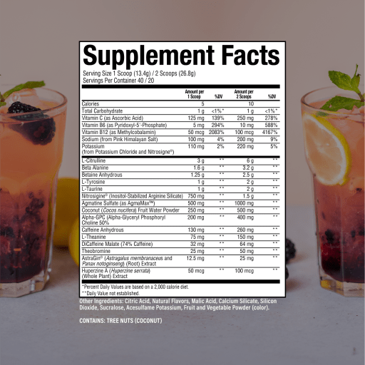 Thavage Pre-Workout (Blackberry Lemonade)