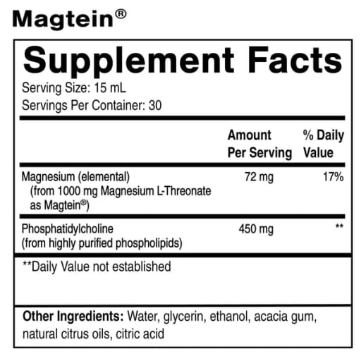 Liposomal Magtein
