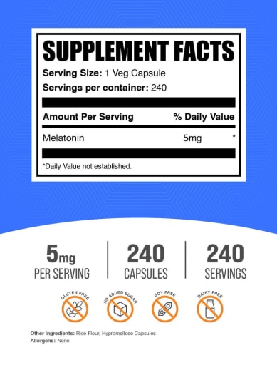 Melatonin Capsules 5 mg