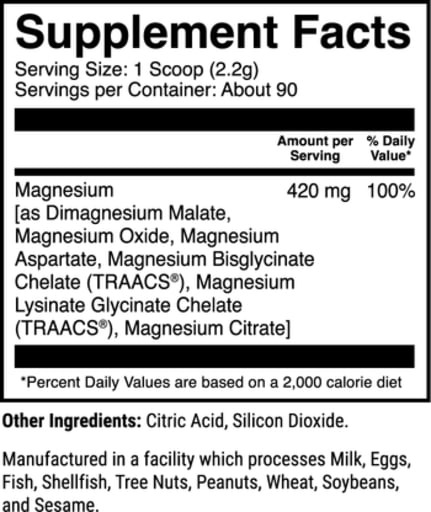 Magnesium Powder (Unflavored)