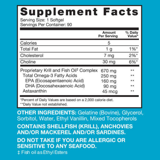 Advanced Omega-3 Krill & Fish Oil Complex
