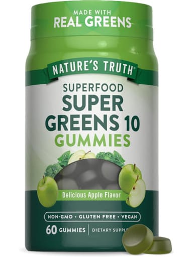 Super Greens 10 Gummies (Apple)