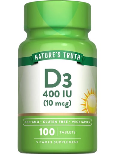 Vitamin D3 400 IU (10 mcg)