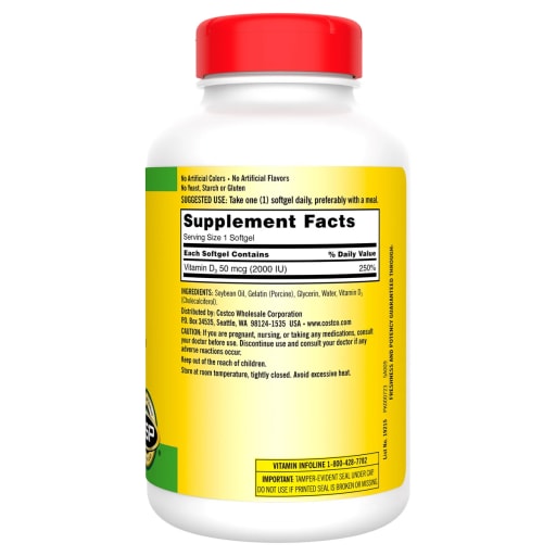 Vitamin D3 50 mcg 2000 IU