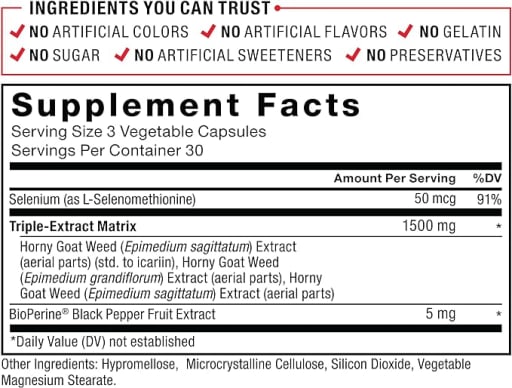 Horny Goat Weed Max 1500 mg