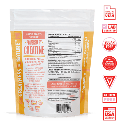 Creatine Chews (Peach Mango)