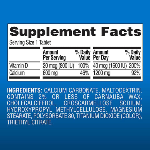 Calcium 1200 mg with Vitamin D3
