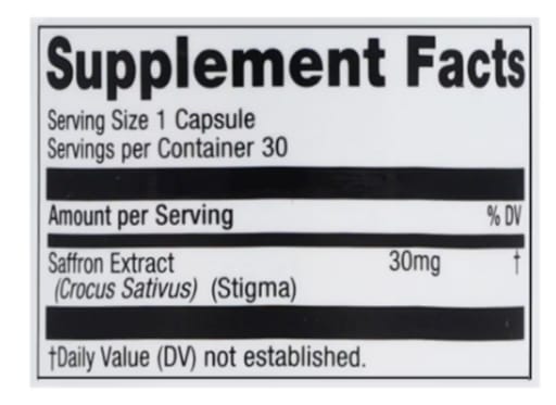 Free & Pure Saffron 30 mg