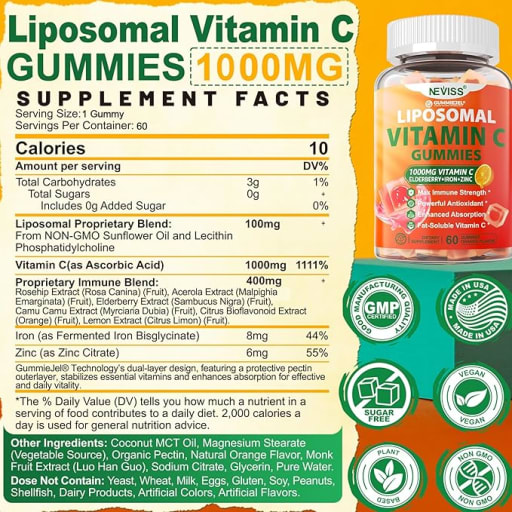 Liposomal Vitamin C 1000 mg Gummies