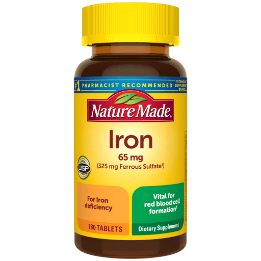 Iron 65 mg (325 mg Ferrous Sulfate)