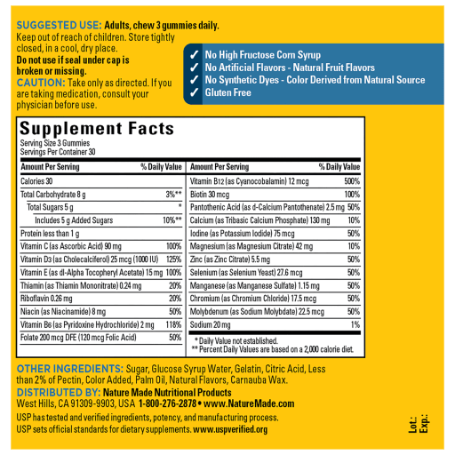 Advanced Multivitamin For Him Gummies