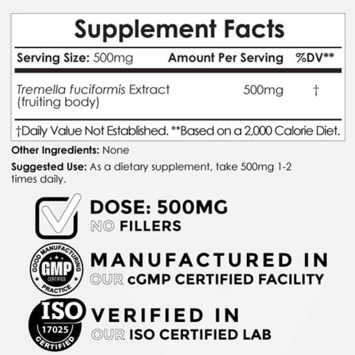 White Jelly Extract Powder