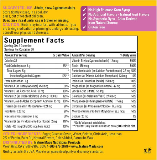 Advanced Multivitamin Gummies For Her