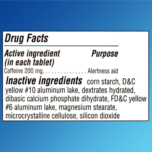 Stay Awake Caffeine Alertness Aid