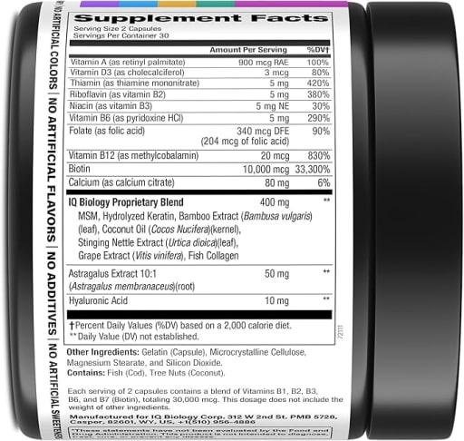 Hair, Skin & Nails Vitamin Complex