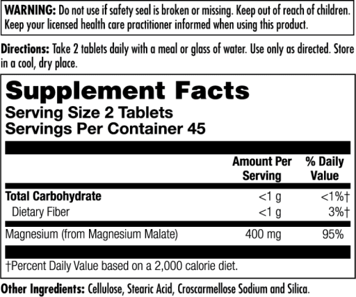 Magnesium Malate 400