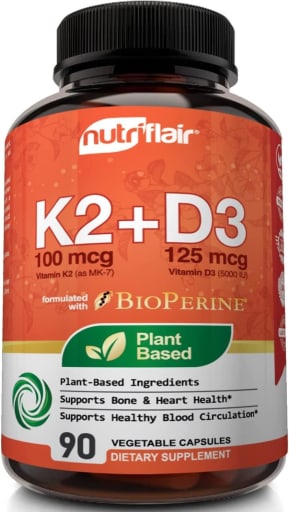 K2 100 mcg + D3 125 mcg (5000 IU)