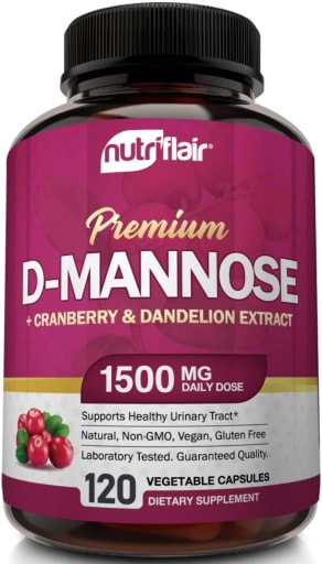 D-Mannose + Cranberry & Dandelion Extract 1500 mg