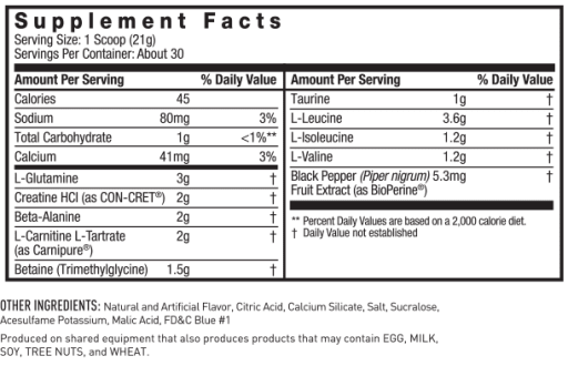 Post JYM BCAAs+ Recovery Matrix Post-workout (Mandarin Orange)