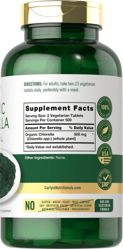 Organic Chlorella 500MG