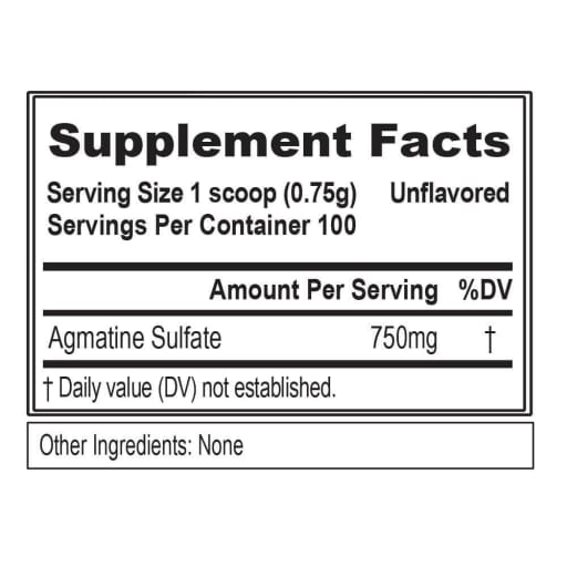Agmatine 750 (Unflavored)