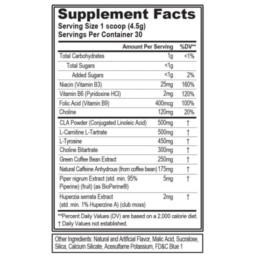 Trans4orm Powder (Blue Raz)