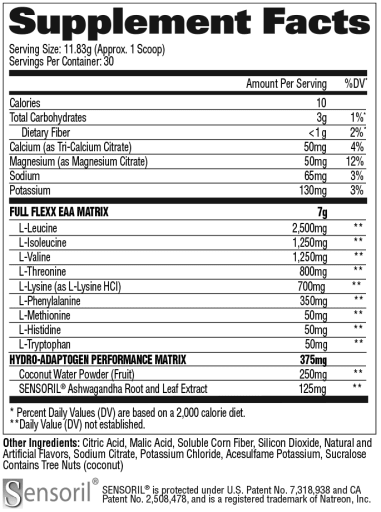 FLEXX EAAs + Hydration (Strawberry Mango)