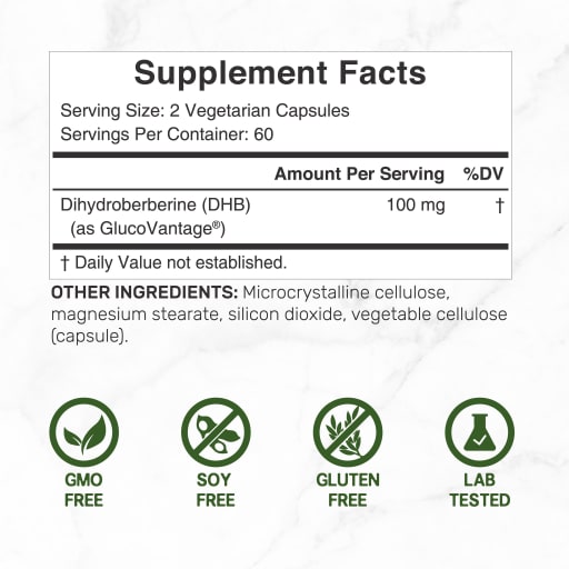 Dihydro Berberine 100 mg