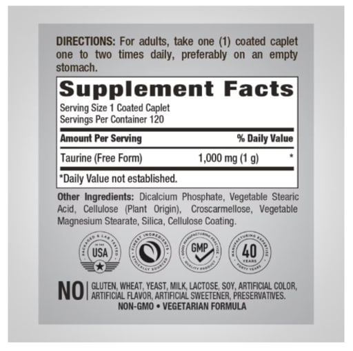 Taurine 1000 mg