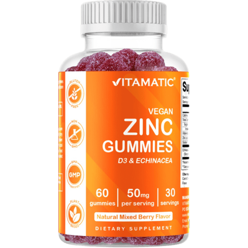 Zinc Gummies 50 mg (Mixed Berry)