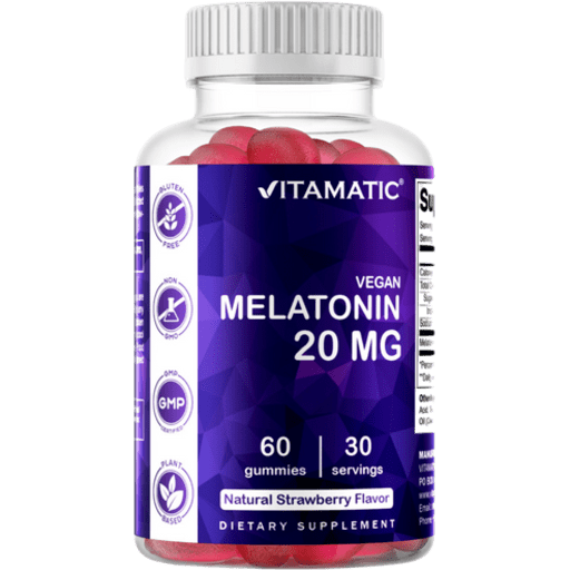 Melatonin Gummies 20 mg (Strawberry)
