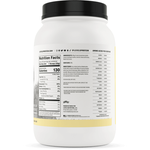 Grass Fed Whey Protein (Vanilla Bean)