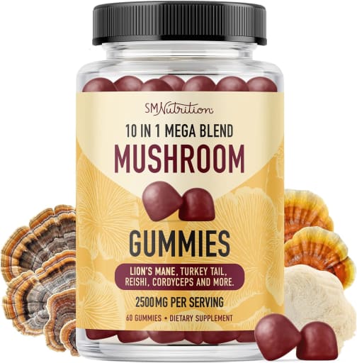 10-in-1 Mega Blend Mushroom Gummies