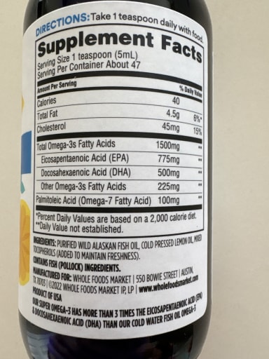 Super Omega-3 Liquid (Lemon)