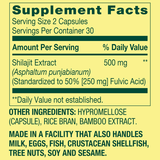 Shilajit 500 mg