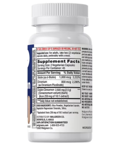 Ceylon Cinnamon plus Biotin and Chromium