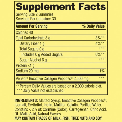 Collagen Peptides 2500 mg