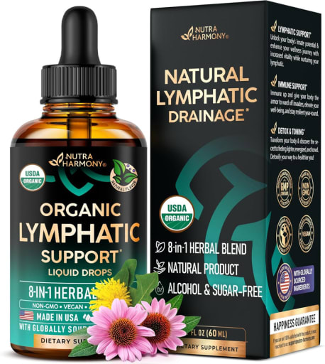Organic Lymphatic Support Liquid Drops